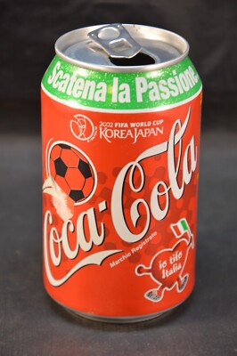 COCA COLA Vintage Korea Japan 2002 Lattina 33CL Leer VINTAGE