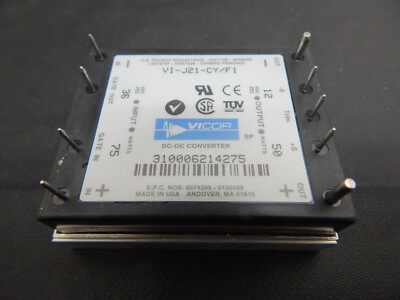 VICOR VI-J21-CY/F1 DC/DC CONVERTER MODULE 12V 50W - USA SELLER FAST SHIPPING