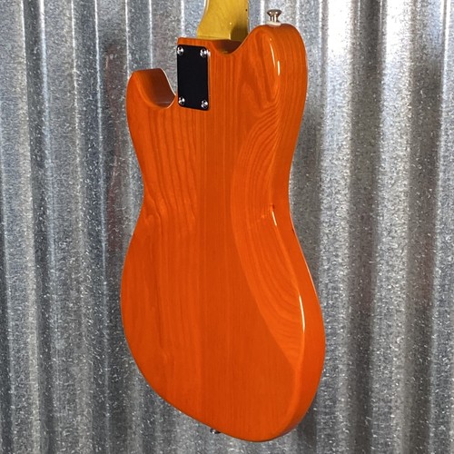 G&L Tribute Fallout Clear Orange Locking Tuners DiMarzio Pickups #0026 Used - Picture 8 of 10