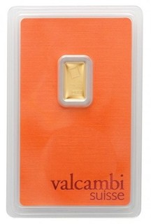 1 gram gold bar Valcambi
