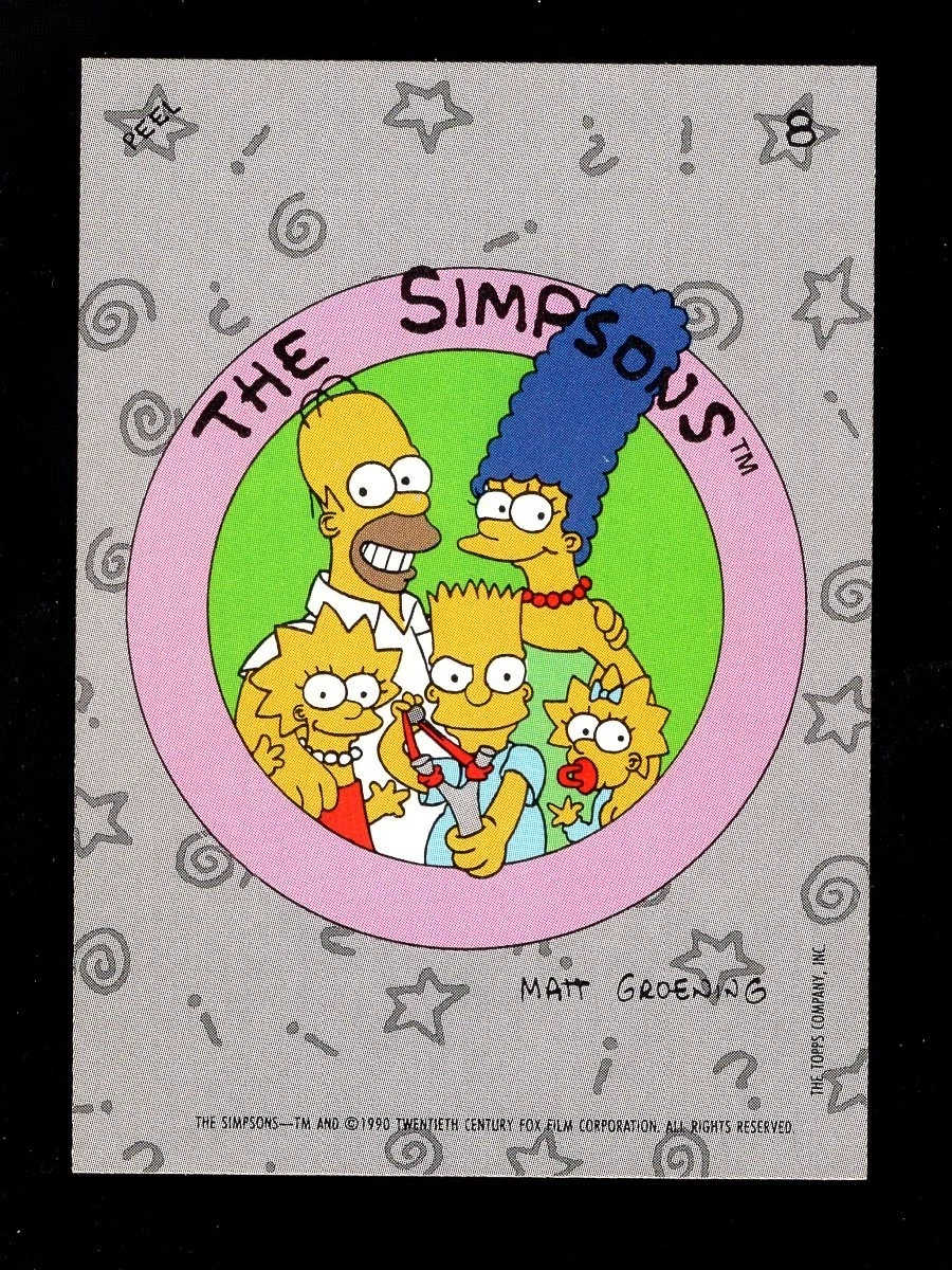 simpsons trading cards products for sale | eBay