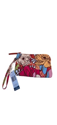 NWT Vera Bradley Essential Zip Wristlet Midday Garden Wallet Organizer