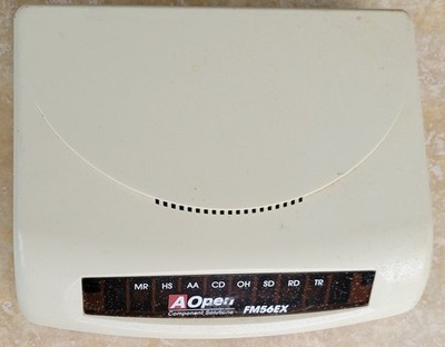 AOpen FM56EX External Modem, RS-232 Serial Port, RJ-11 Phone Jack