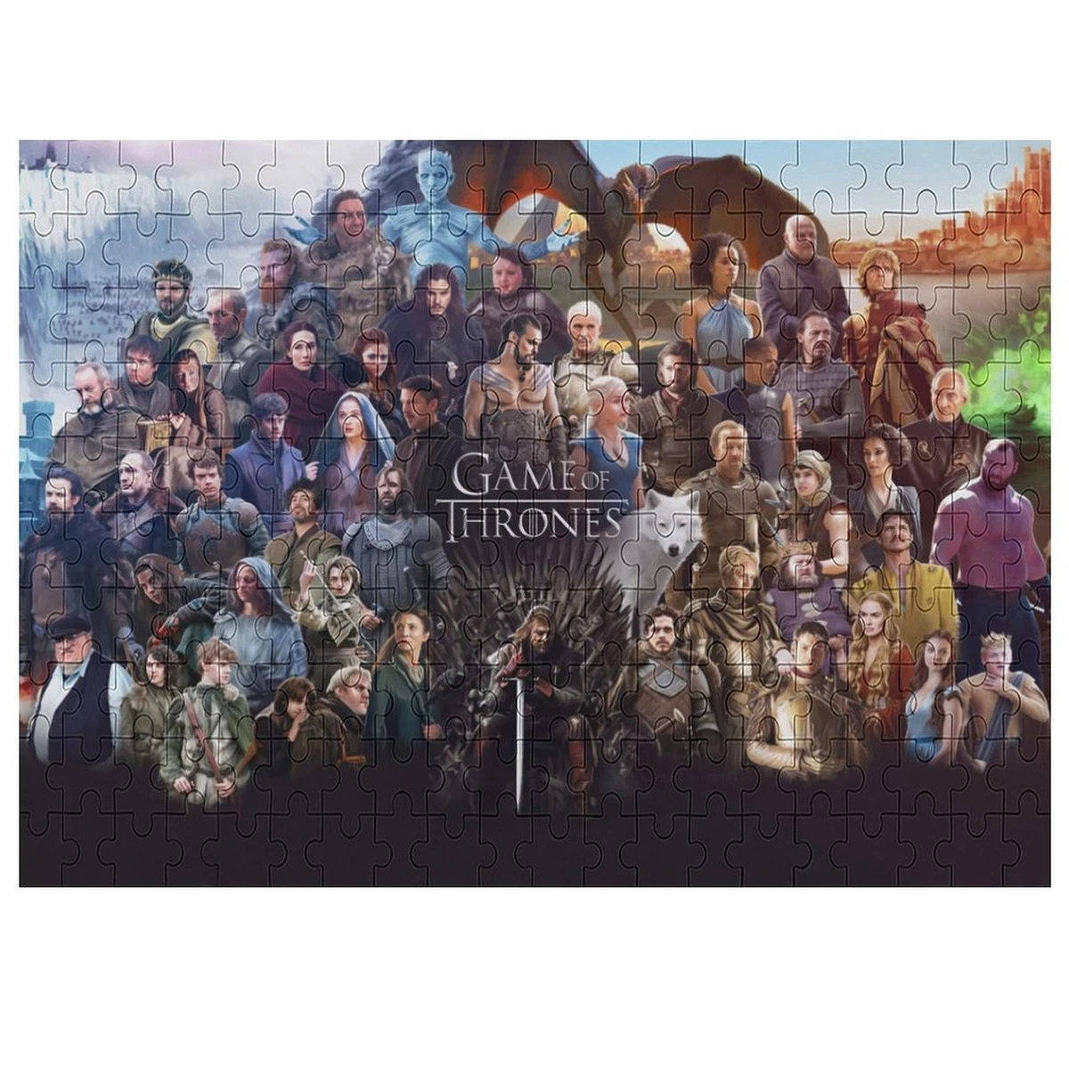 4D Build Kit Modello 3D Trono Di Spade (Game Of Thrones), 219 Pezzi, Puzzle Per Adulti, Decorazione Da Scrivania, 37 Cm, Collezione Fantasy