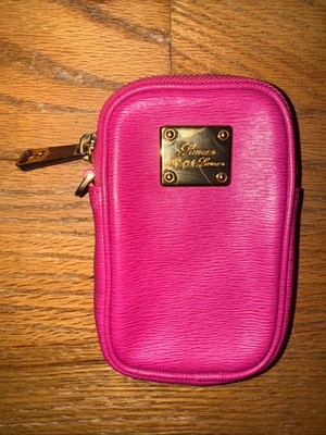 Lauren Ralph Lauren Pink / Gold Leather Phone Case Change Purse  3x5 S