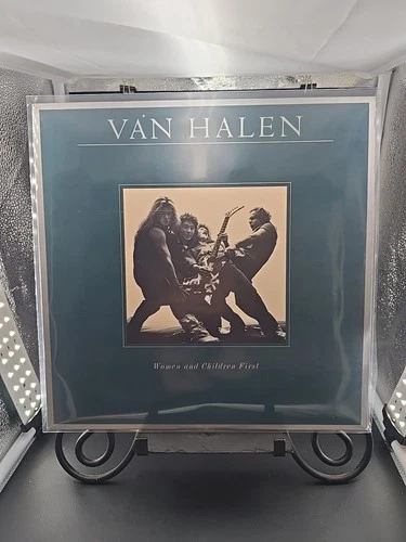 VAN HALEN WOMEN AND CHILDREN FIRST 1980 LP Club Ed. W/ Poster VG+/VG+