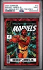 2024 Panini Donruss Basketball International Red Fireworks Bronny James Jr. #11 PSA 9