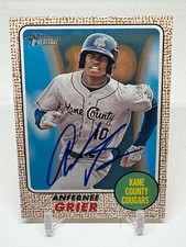 2017 Topps Heritage Minor League Edition - Anfernee Grier #71 (RC) SIGNED