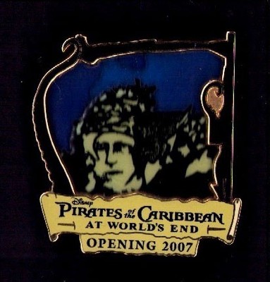 Disney Pirates of Caribbean At World End Countdown #5 Boot Strap Bill Pin