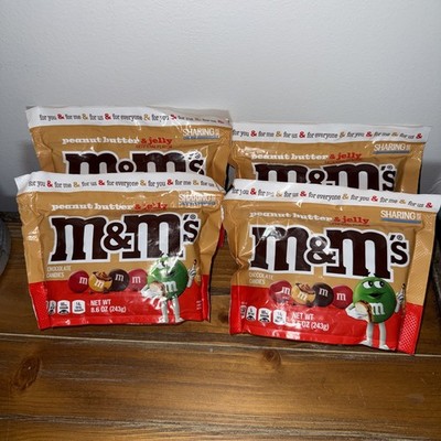 Peanut Butter & Jelly Sharing Size M&M's 8.6 Oz-4 Bags | eBay