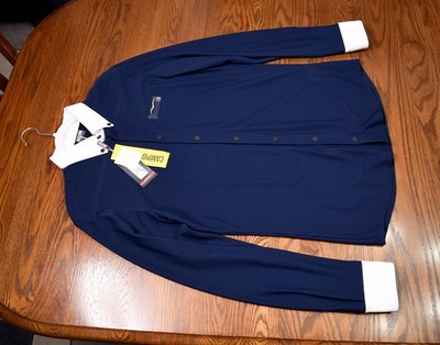 Animo, New, Obara long sleeve show shirt, navy, Mens I-50, $323 Men's
