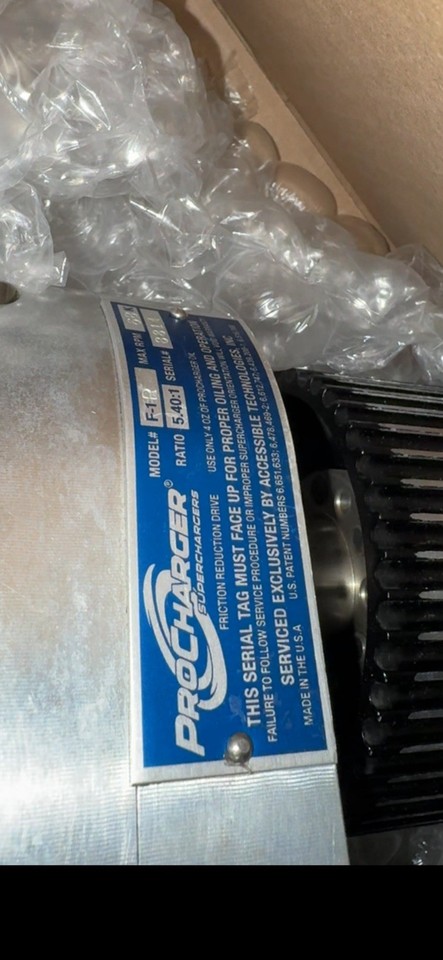 Superchargeur ATI Procharger F-1R Neuf - Finition Satin, Pour Drag Et Course