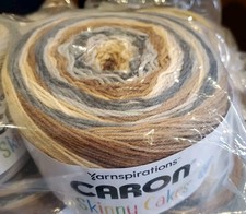 1 Cake Of Yarnspirations Caron Skinny Cakes Yarn Tiramisu 795yrds