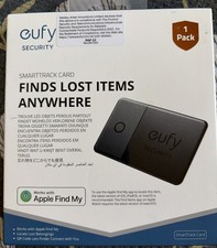 Eufy Smart Security Track Card Works with Apple Find My App Wallet Tracker NEW