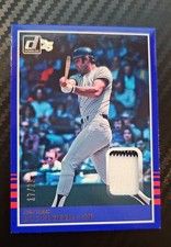 2025 Panini Donruss - Retro 1985 Materials Lou Piniella #MAT-LP Blue /25 (MEM)