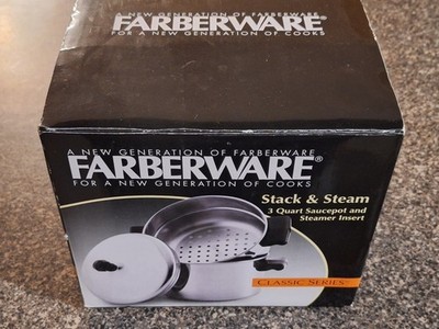 New Old Stock Farberware Classic Stack N' Steam Pot - 3 qt