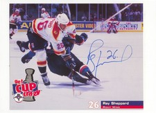 Florida Panthers - Ray Sheppard Autographed 8