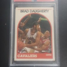 1989-90 NBA Hoops Brad Daugherty #50 Cleveland Cavaliers Base Set PSA