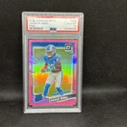 2023 Donruss Optic Jahmyr Gibbs RC Pink Prizm PSA 10 Gem Mint #236 Lions 🔥🔥🔥