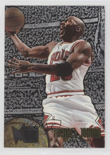 1995-96 Fleer Metal Silver Spotlight Michael Jordan #13 HOF 03rx