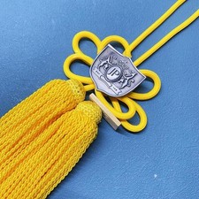 Cayears Produce Jp Silvery Badge Jdm Yellow Fusa Kiku Knot Car Mirror Ornaments Cayears Produce Jp Silvery Badge Jdm Yellow Fusa Kiku Knot Car Mirror Ornaments