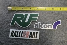 Ralli Art Alcon Ruf Logo Stickers Decals Car Motorcycle Racing 3pc Lot
