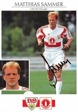 Matthias Sammer VfB Stuttgart Autogrammkarte ...