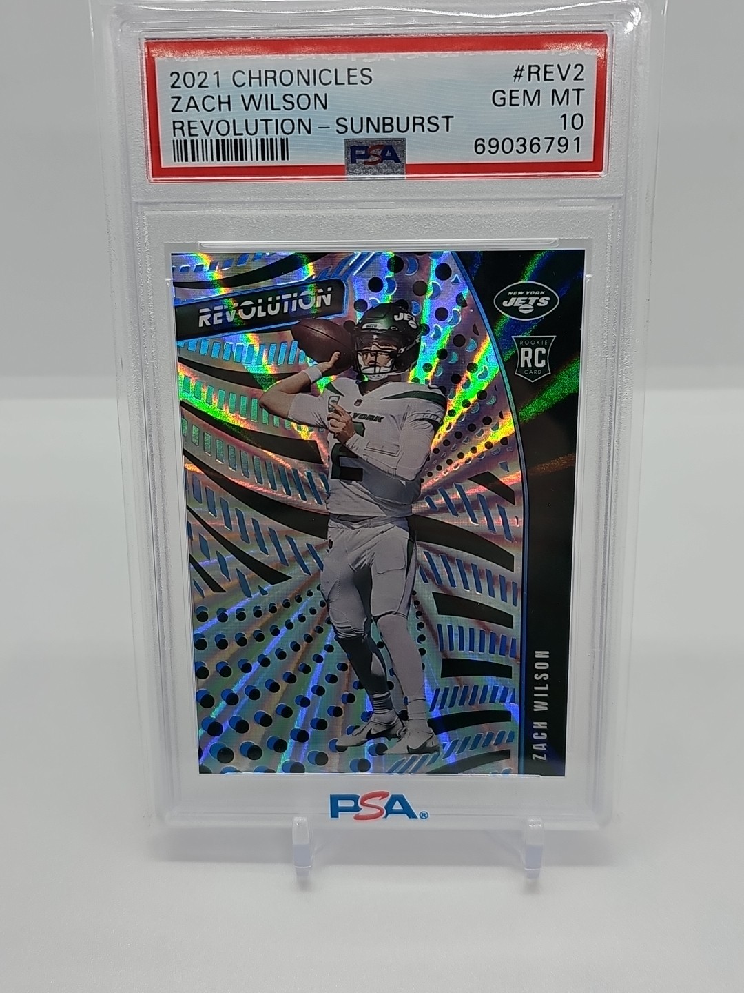 Zach Wilson Panini Chronicles Revolution #REV2 Base