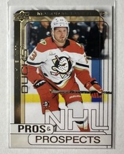 Mason McTavish #PP-28 2024-25 UD GOLD and BASE Pros and Prospects Anaheim Ducks