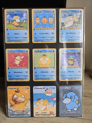 Pokemon Karten Psykokwak Ex Full Art Wizards Shiny Style