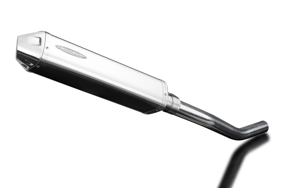 Kit de silenciador de escape de acero inoxidable triovalado de 17" Slip On Kawasaki ZX-9R Ninja 2000-01 Foto 2 de 4