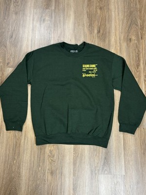 Post Malone Hollywoods Bleeding Tour Crewneck Green Medium