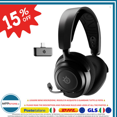 SteelSeries Arctis Nova 7 Wireless Gaming Headset mit versenkbarem Mikrofon