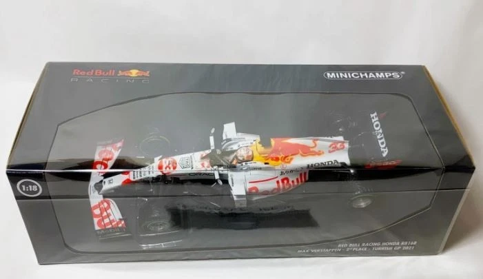 PMA MINICHAMPS 211633 RED BULL VERSTAPPEN TURCHIA GP 2021 1/18 F1 SCALE MODEL - Immagine 3 di 3