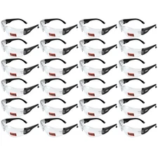 Twenty Four Pairs of Global Vision Rider Lab & Safety Glasses w/Clear Lenses