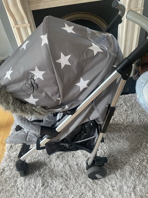 My Babiie Billie Faiers Pushchair Grey Stars UK