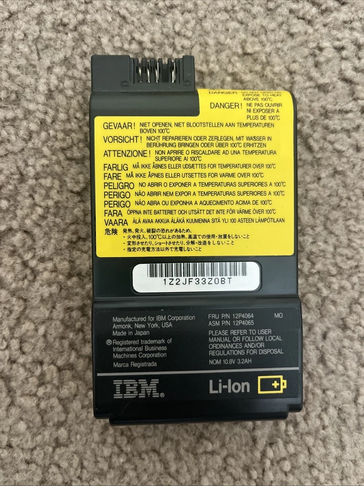 Batería para portátil IBM ThinkPad 600 600E 600D 600X 10,8 V OEM - 02K7018 Foto 2 de 4