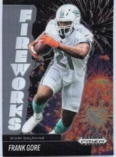 2025 Panini Prizm Black Fireworks - Frank Gore, #25
