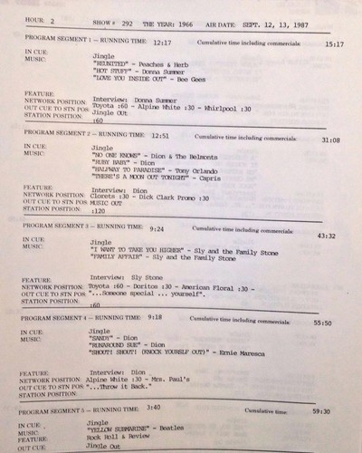 RADIO SHOW: DICK CLARK'S RR&R 9/12/87 DION TRIBUTE & '66 w/14 INTERVIEWS - Picture 4 of 6