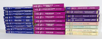 Lot of 25 Harlequin Romance Books 1996 - 2022 Special Edition, Romantic Suspense