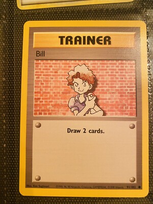 Bill Trainer 1999 91/102 Base Set Pokemon Card | eBay