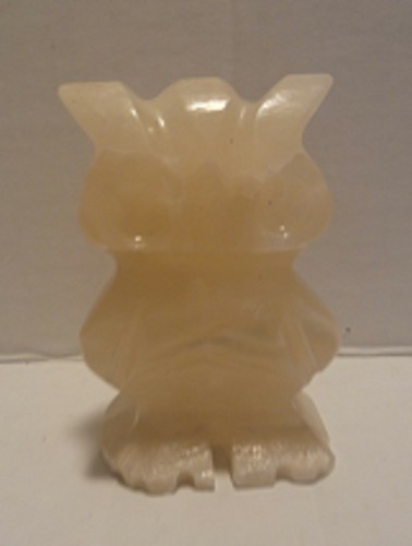 FIGURA DE BÚHO MÁRMOL MÁRMOL PIEDRA TALLADA DE COLECCIÓN PISAPAPELES - Imagen 5 de 12
