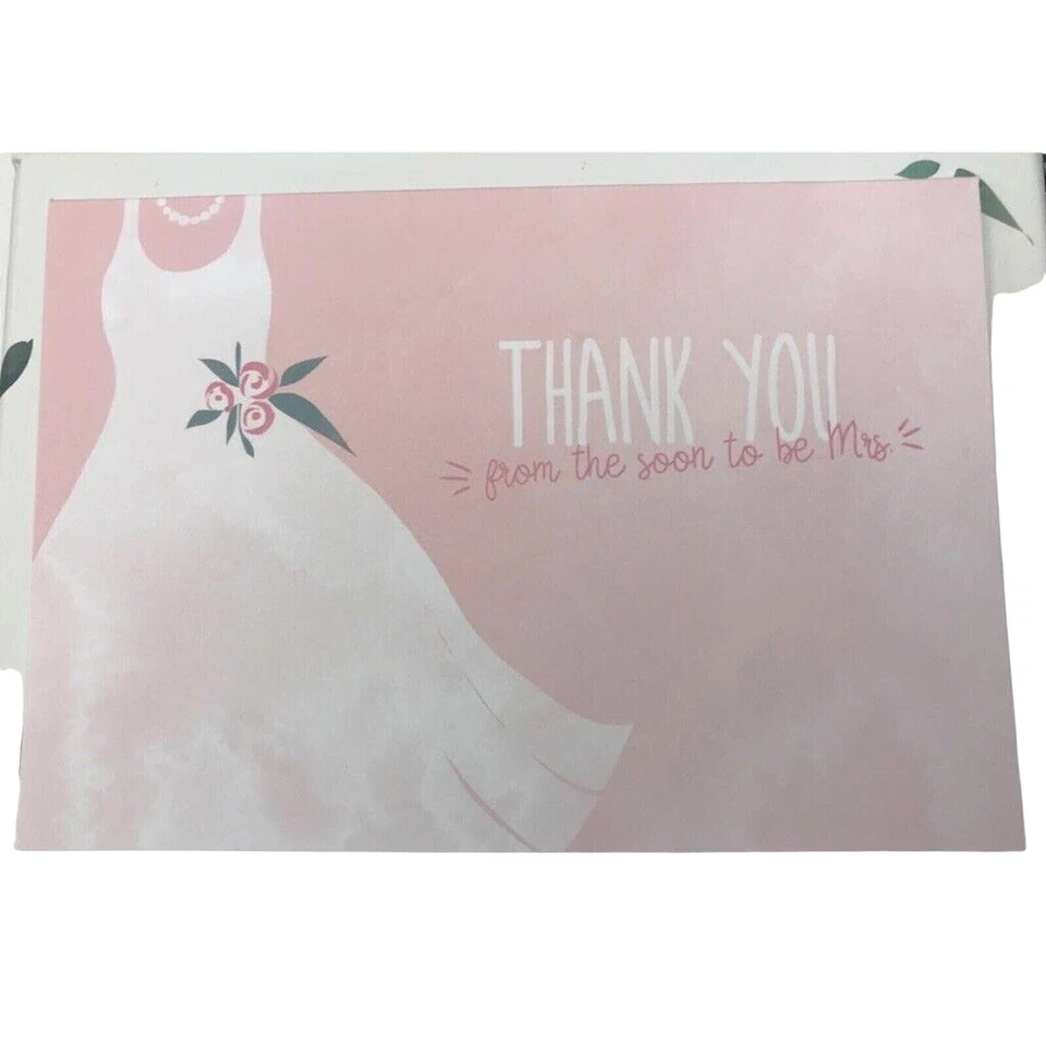 Sobres de despedida de soltera para tarjetas de agradecimiento 30 unidades rosa azul Foto 3 de 4