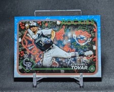 Ezequiel Tovar 2024 Topps Holiday Baseball Card #H107 Colorado Rockies