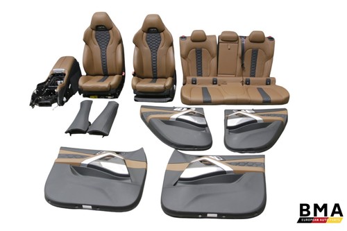 BMW X6M F96 Taruma Brown Merino Leather Interior Seats Door Cards OEM 2021