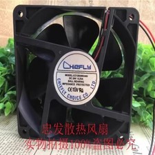 CHIEFLY CC12038B24H 12038 DC24V 0.25A 12CM 2-Wire Cabinet Cooling Fan
