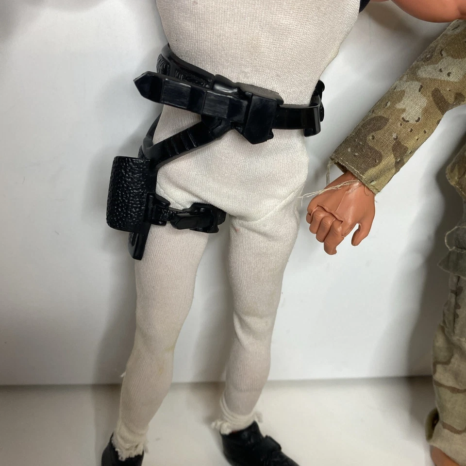 Cobra Comander белый ниндзя GI Joe серии игрушка Storm Shadow 1996 GI Joe лот с пистолетом - Изображение 4 из 4