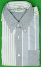 "Brooks Brothers Blue & White OCBD Regent Fun Shirt Made in USA" Sz: XL (NWOT)