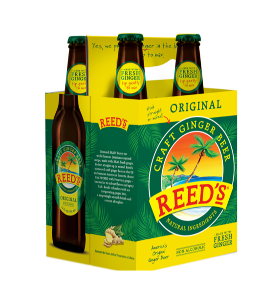 Reeds Original Ginger Beer 12-Pack Non-Alcoholic Free Shipping
