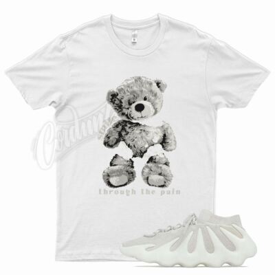 White SMILE T Shirt for YZ 450 Cloud White - 350 380 500 700 Natural Ash Blue